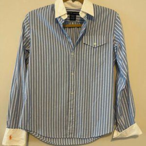 Beautiful Ralph Lauren Shirt -size 4- Orange logo on cuff